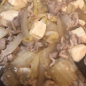 とろ〜り♡白菜・豚肉・豆腐のあんかけ煮